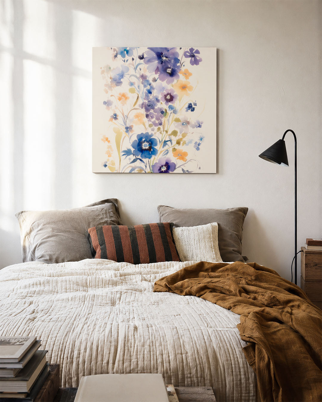 Kleurrijke bloemenpracht Kunstwerk
