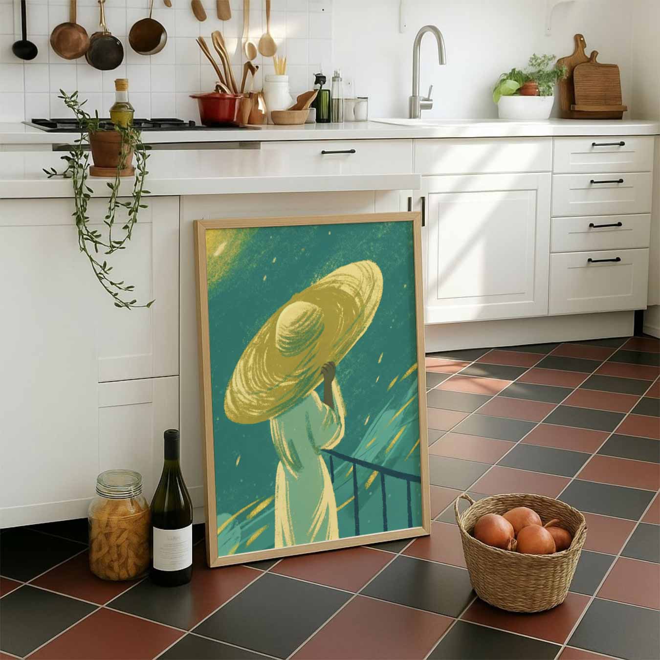 Dagdromen in de Zon Poster-WallArtistic