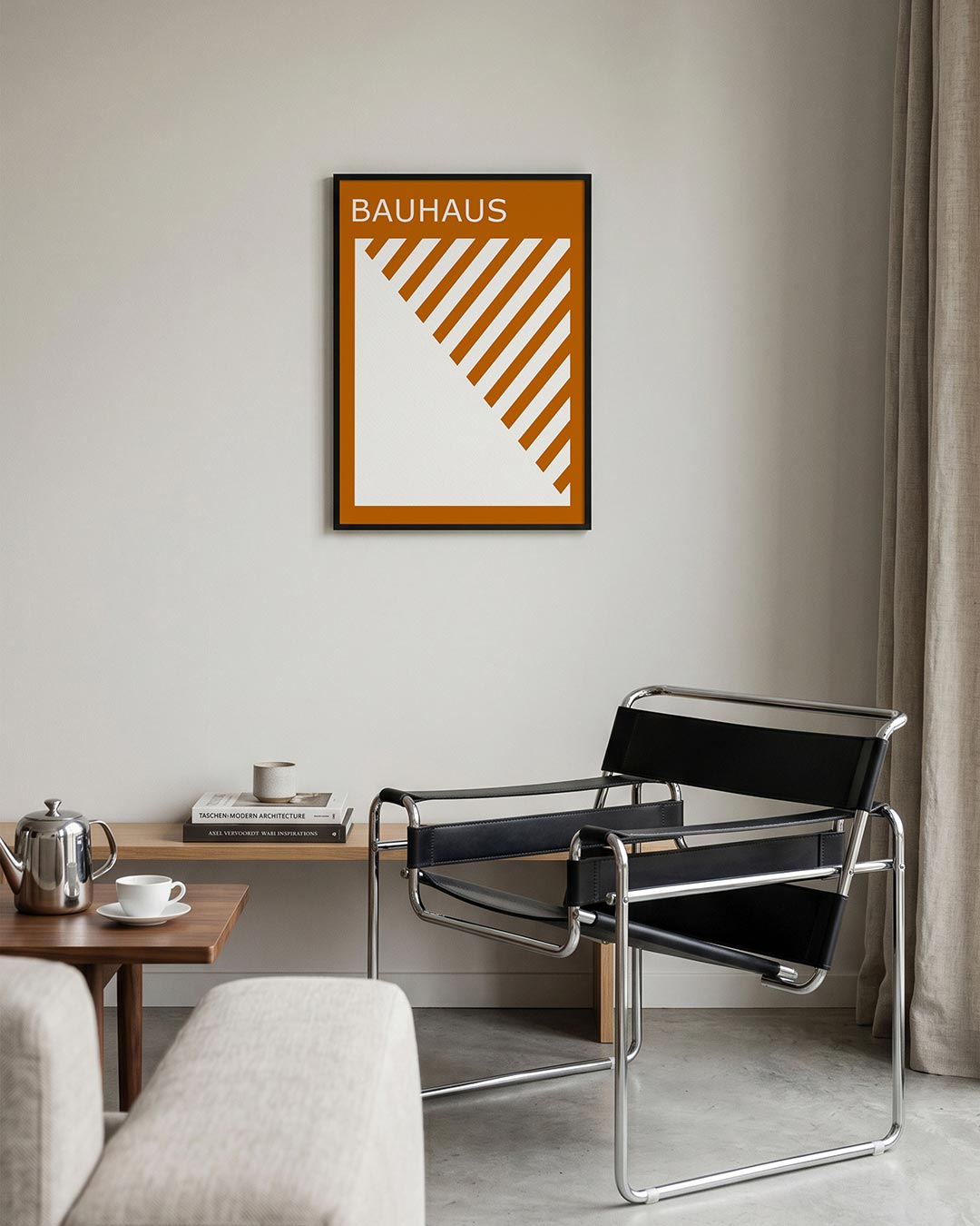 Diagonal lijnen Poster