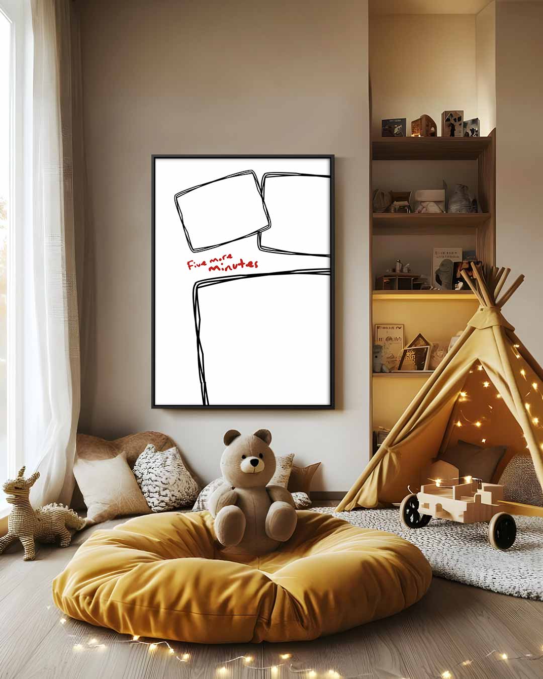 Vijf Minuutjes Extra Kunstwerk-canvas-dibond-plexiglas-wanddecoratie-WallArtistic