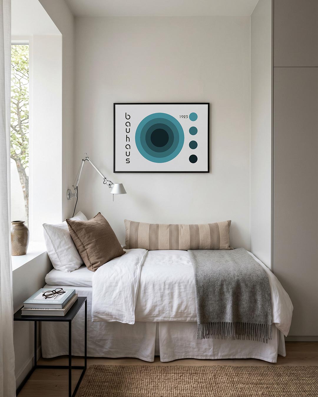 Cirkelvormen en lijnen Poster