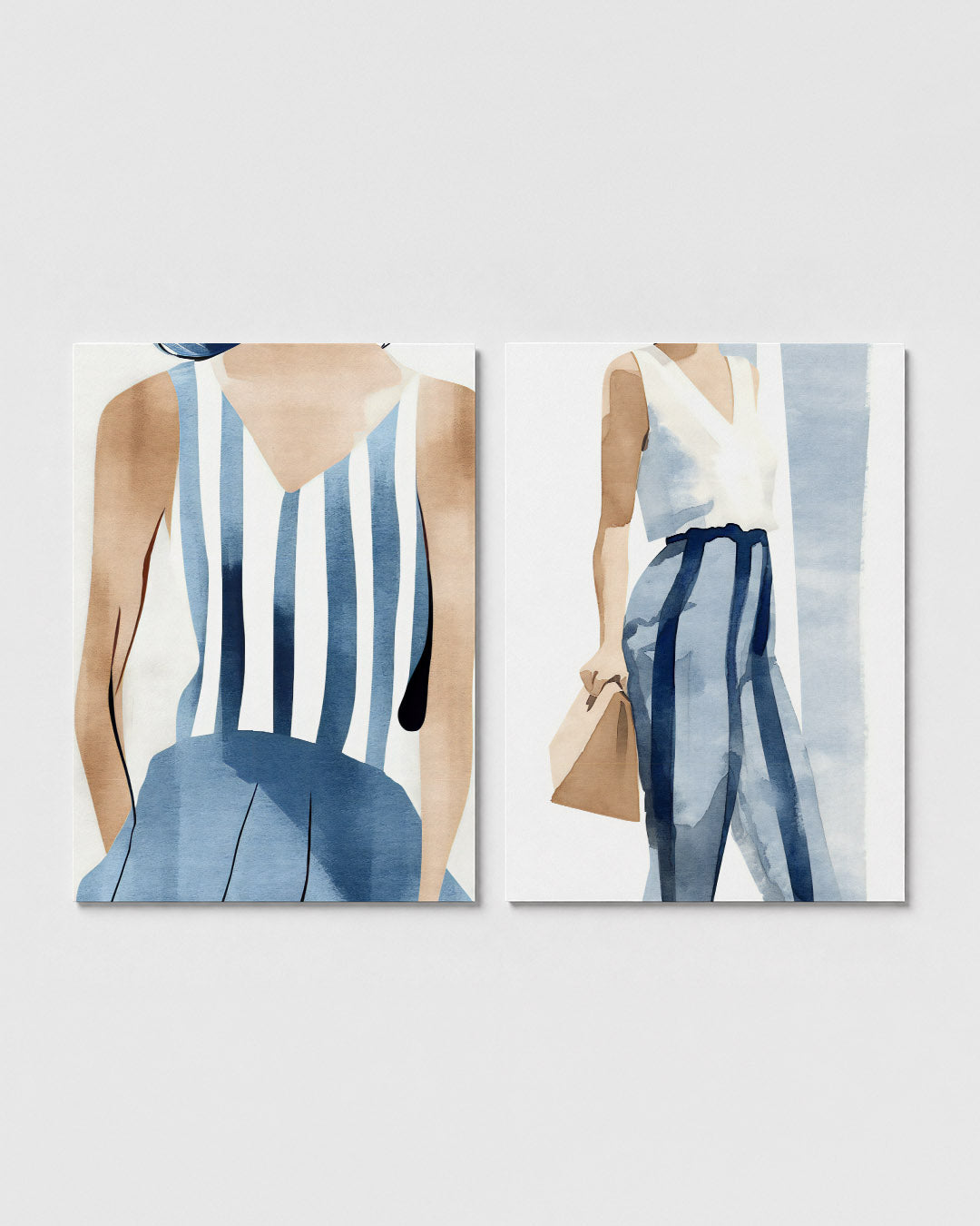 Gestreepte harmonie Posterset