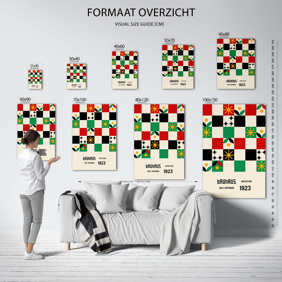 Vormen en vlakken Poster