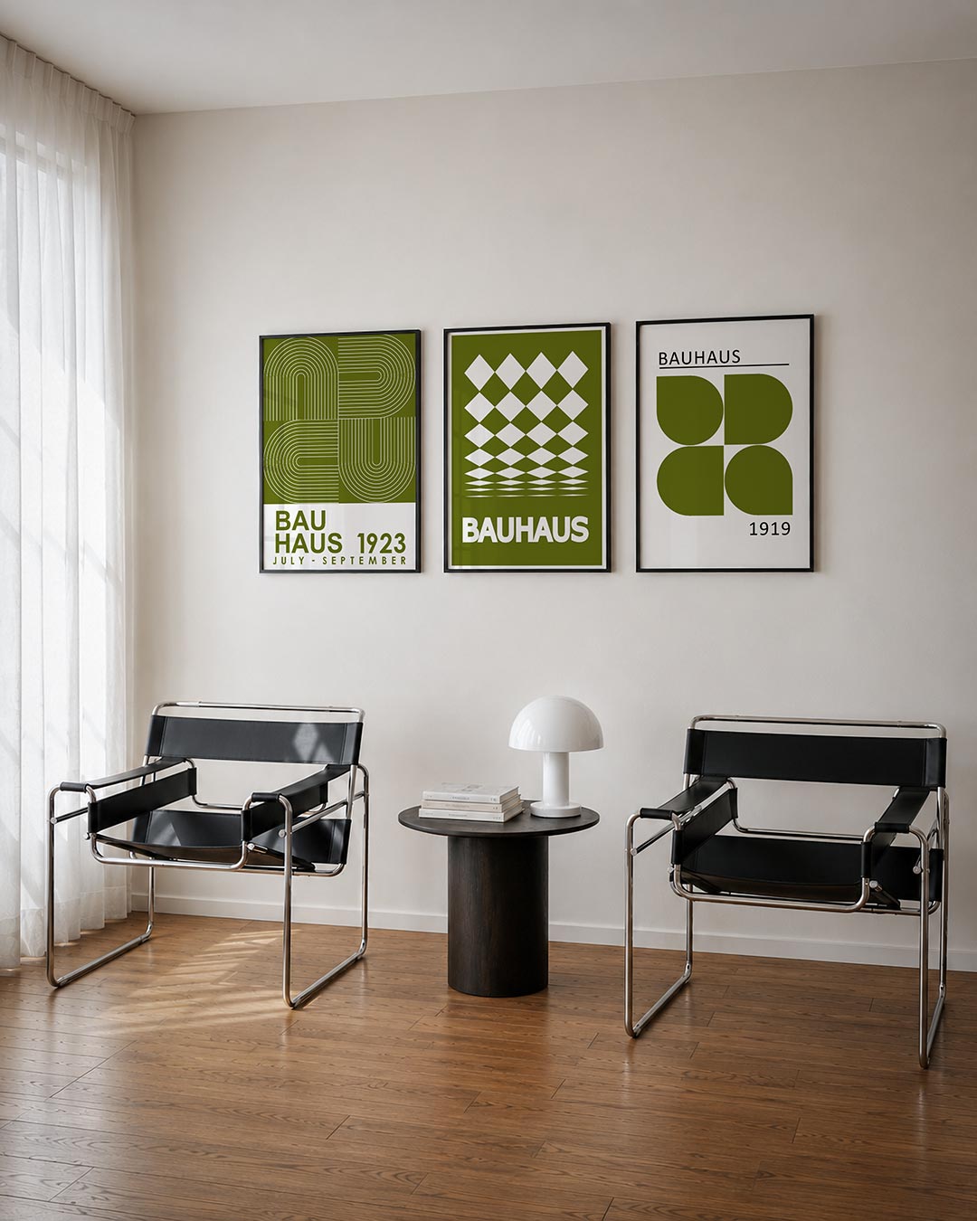 Lijnen en vlakkenspel Posterset