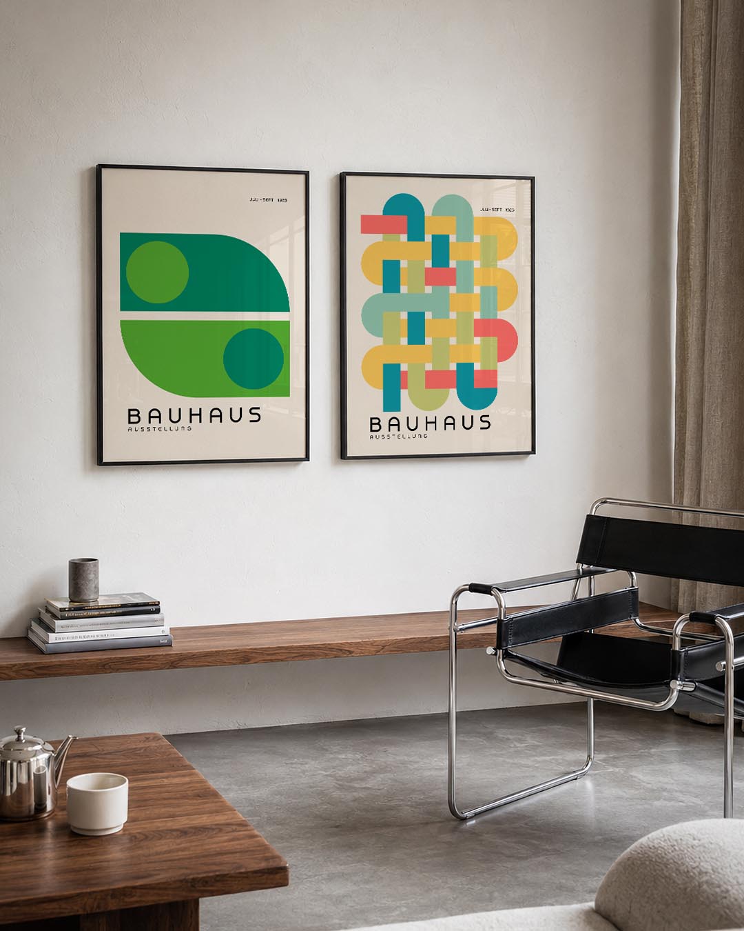 Vormen en kleurvlakken Posterset