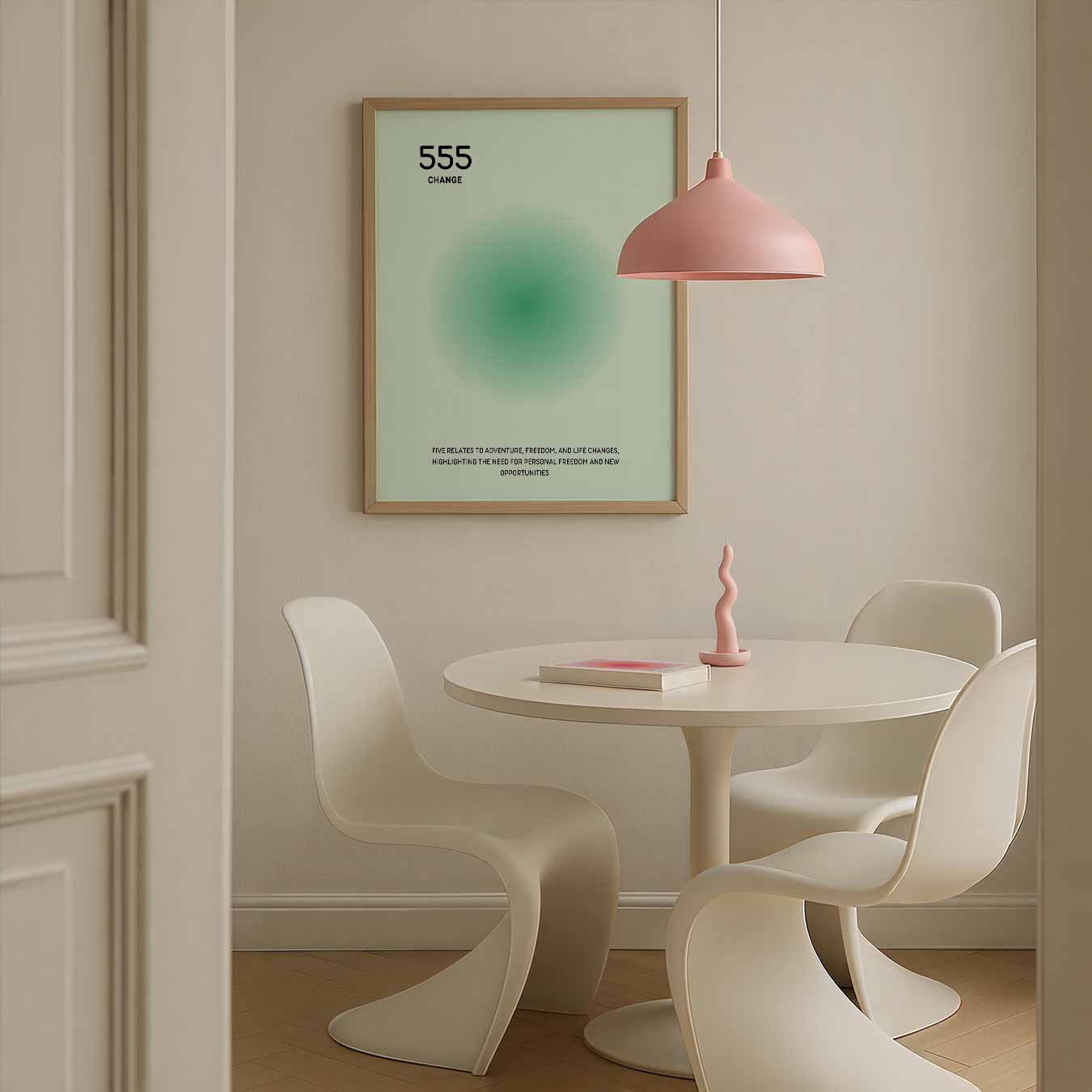 Inspirerende 555 Veranderingsposter-WallArtistic