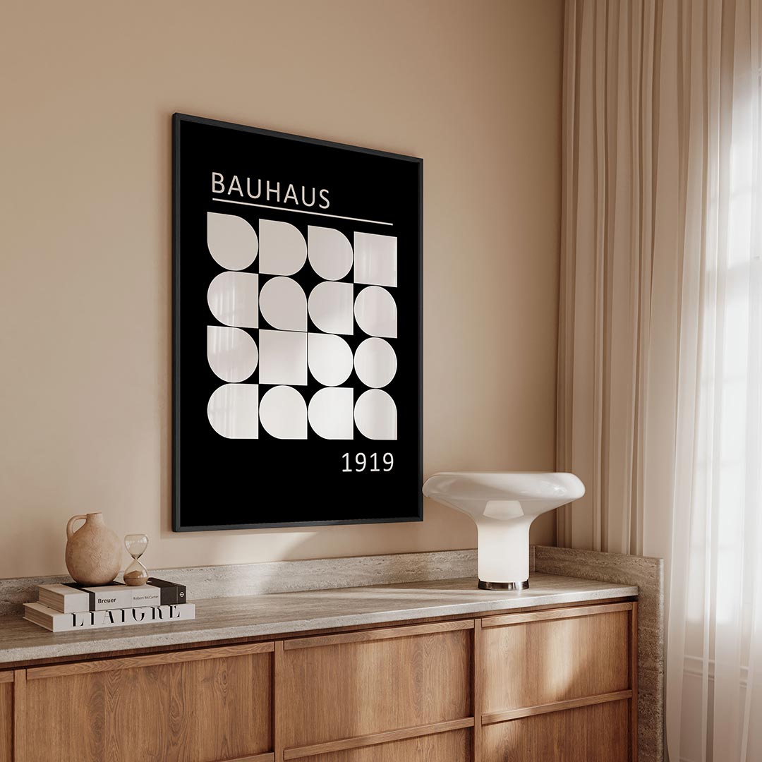 Vormritme en balans Poster