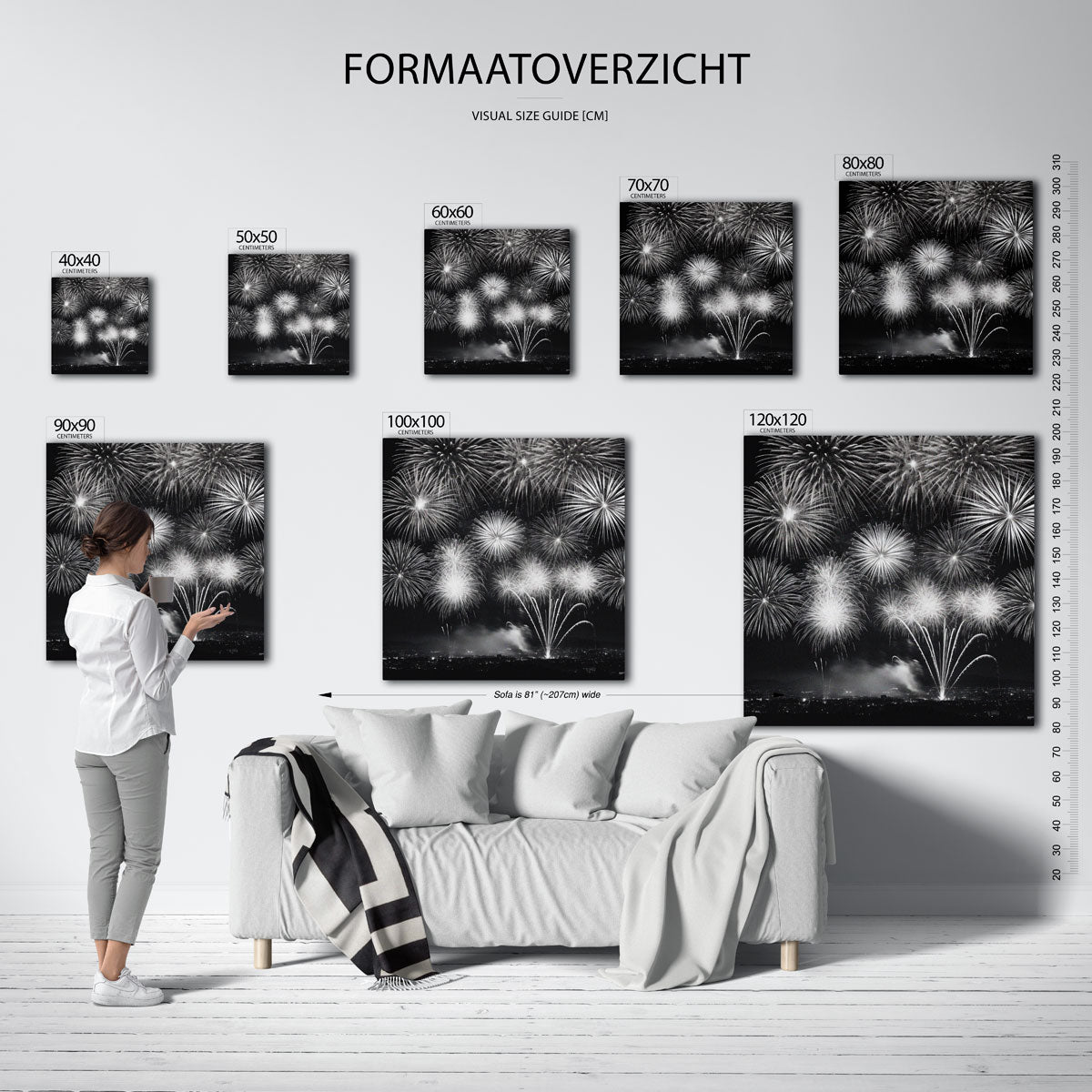 Vuurwerk explosie Poster