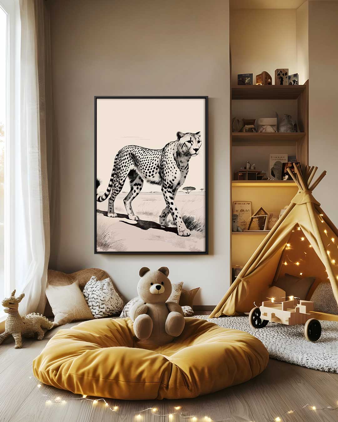 The Graceful Cheetah Artwork
