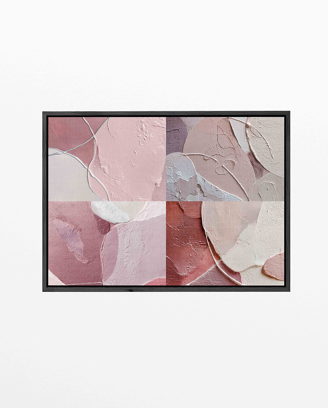 Zachte roze texturen Kunstwerk