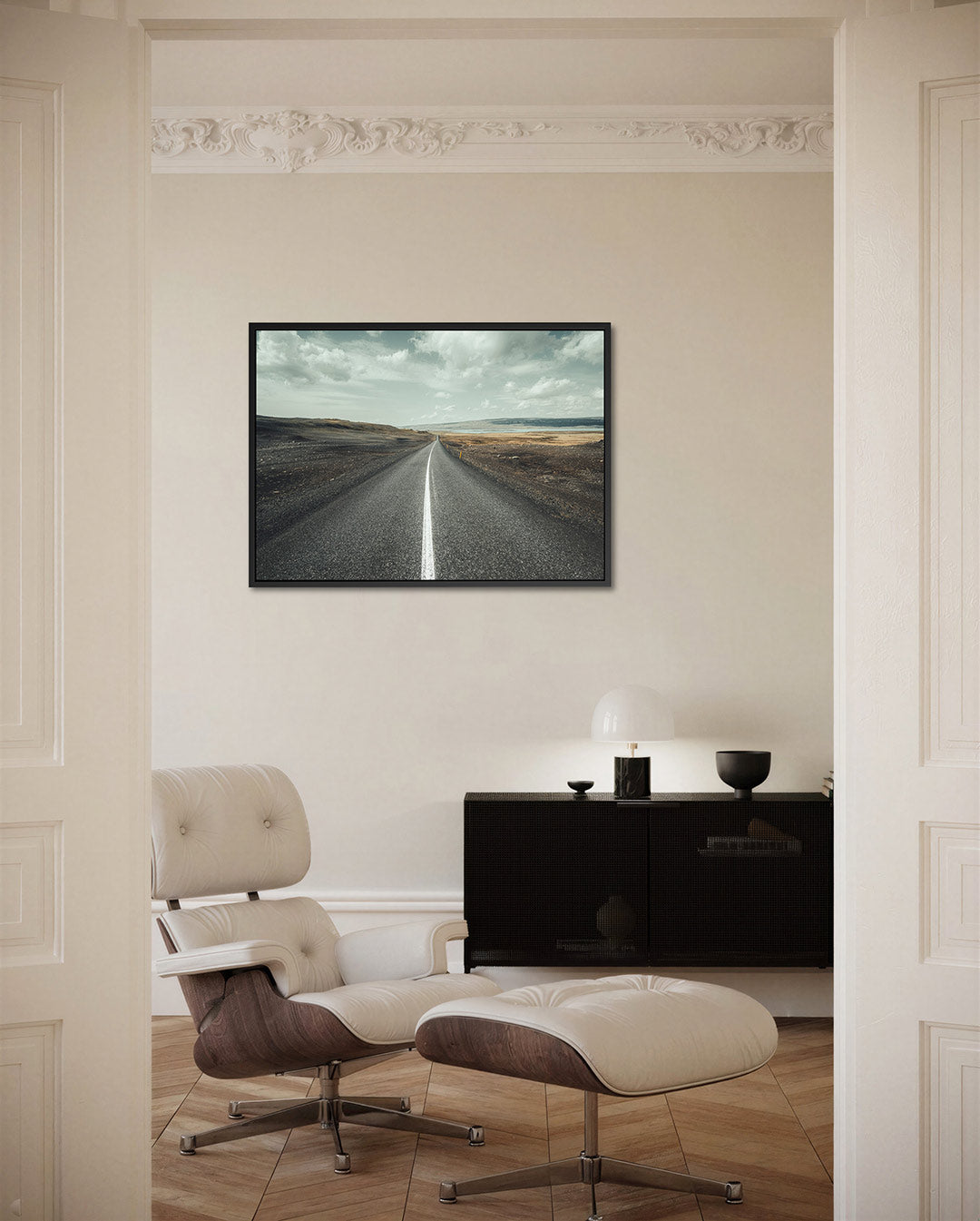 Eindeloze weg Kunstwerk