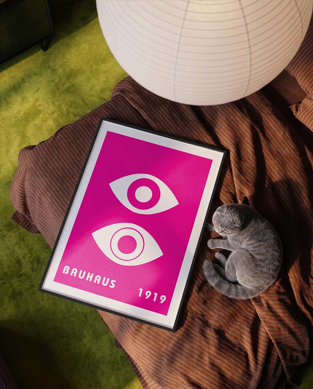 Oogvormen en kleur Poster