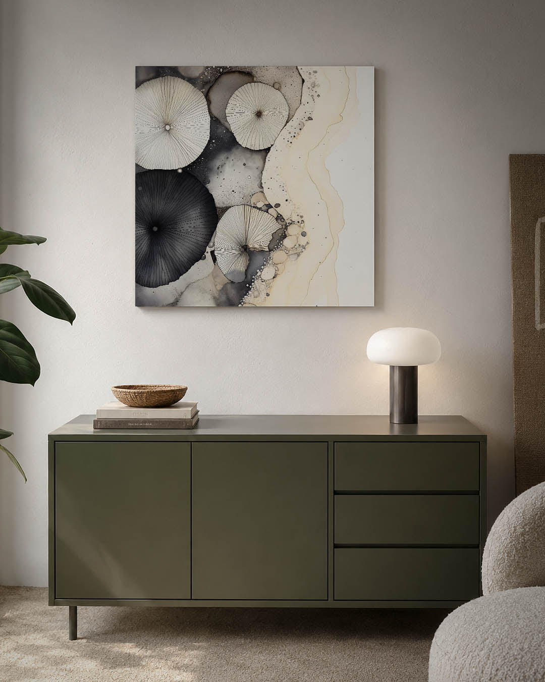 Organische vormen Kunstwerk