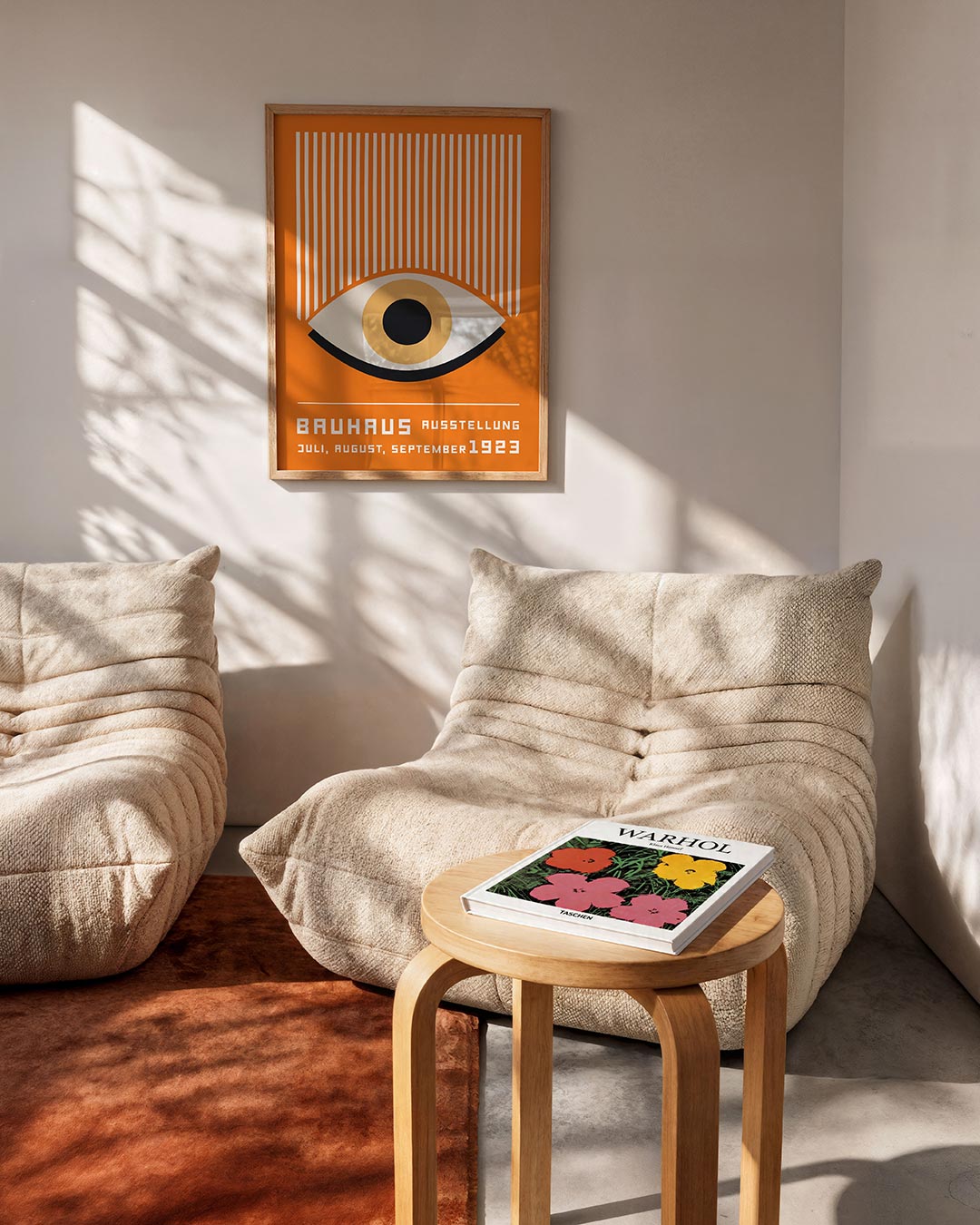 Lijnen en oog Poster