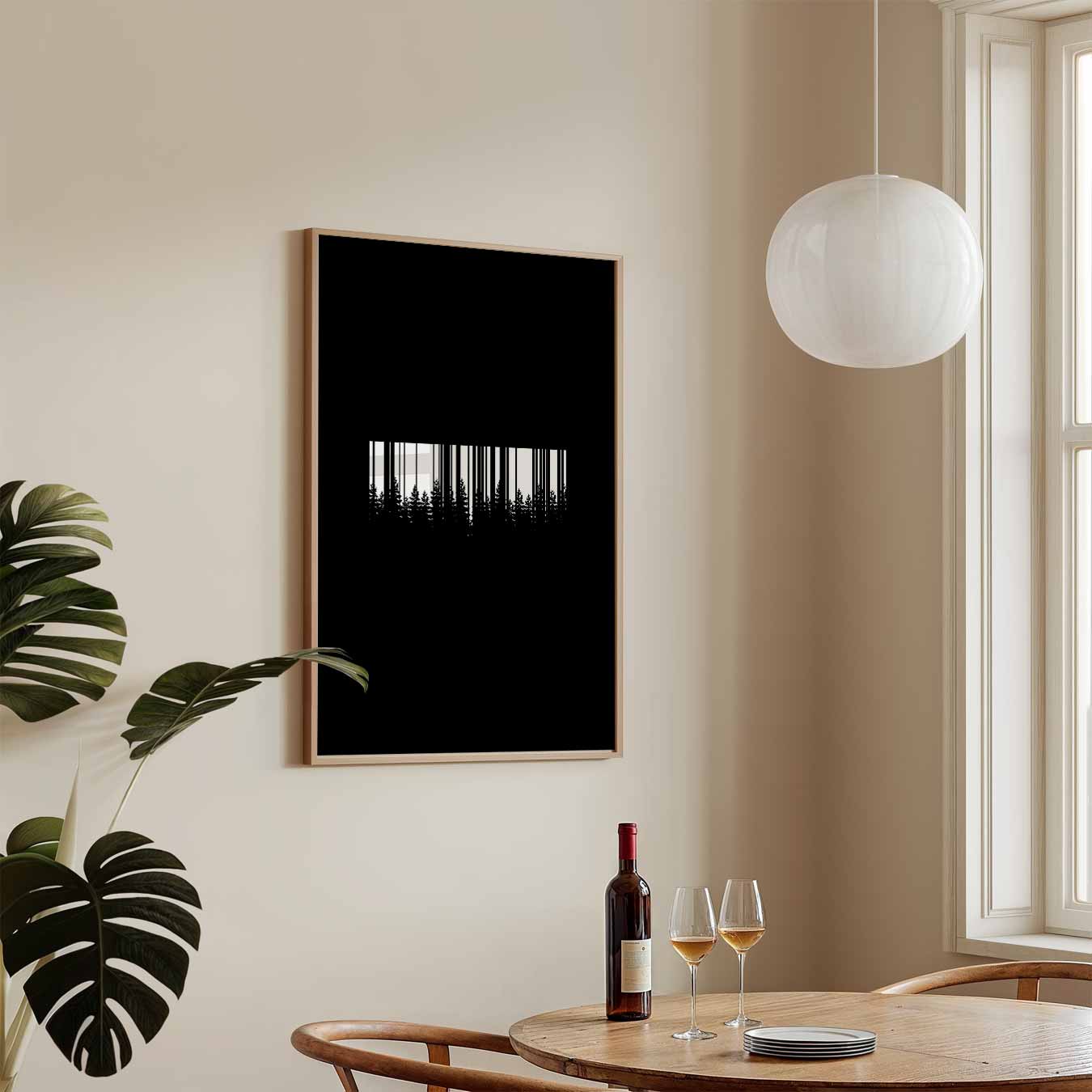 Nature Barcode Poster-WallArtistic