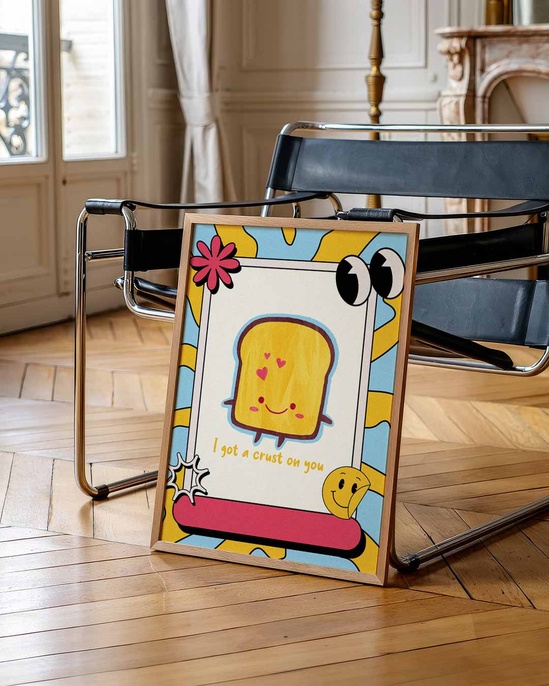 Schattige Toast Poster-WallArtistic