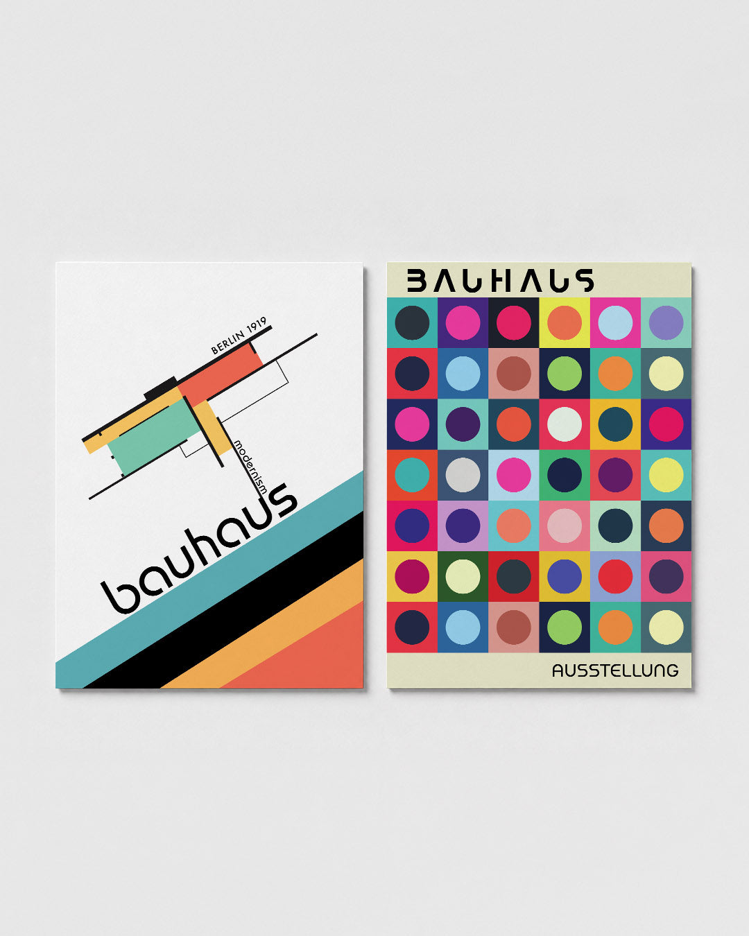 Kleurvlakken en lijnen Posterset