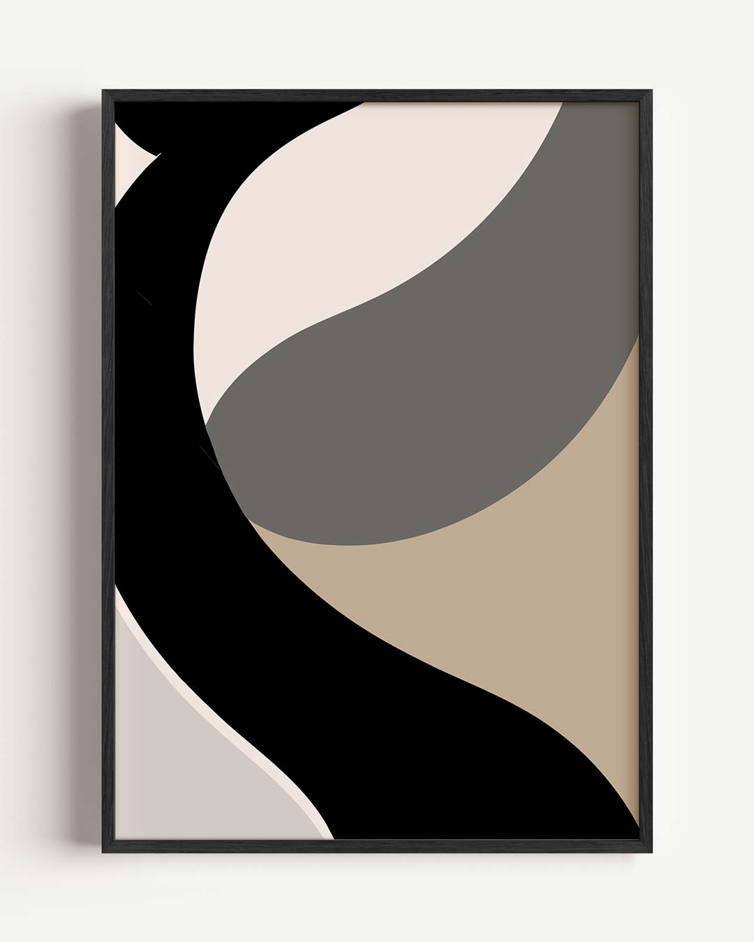Moderne Abstracte Werveling Poster-WallArtistic