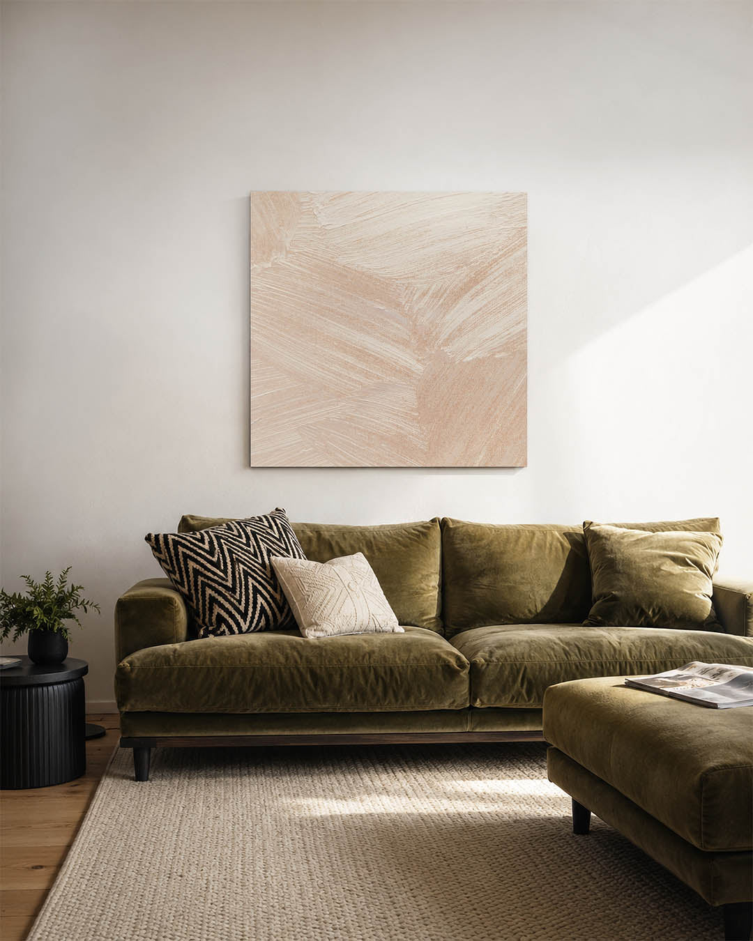 Zachte penseelstreken Kunstwerk
