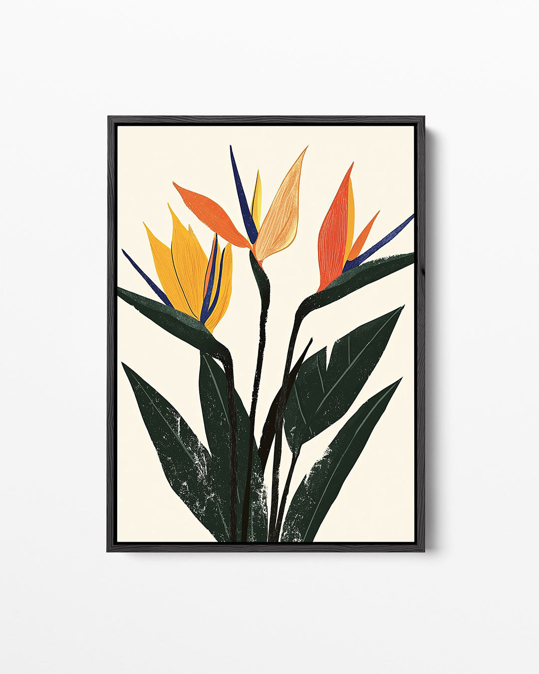 Vrolijke bloemillustratie Kunstwerk