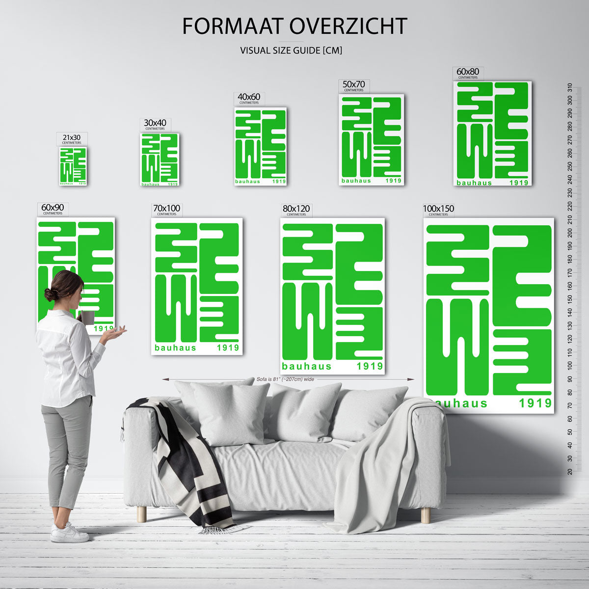 Vorm en lijnen Poster