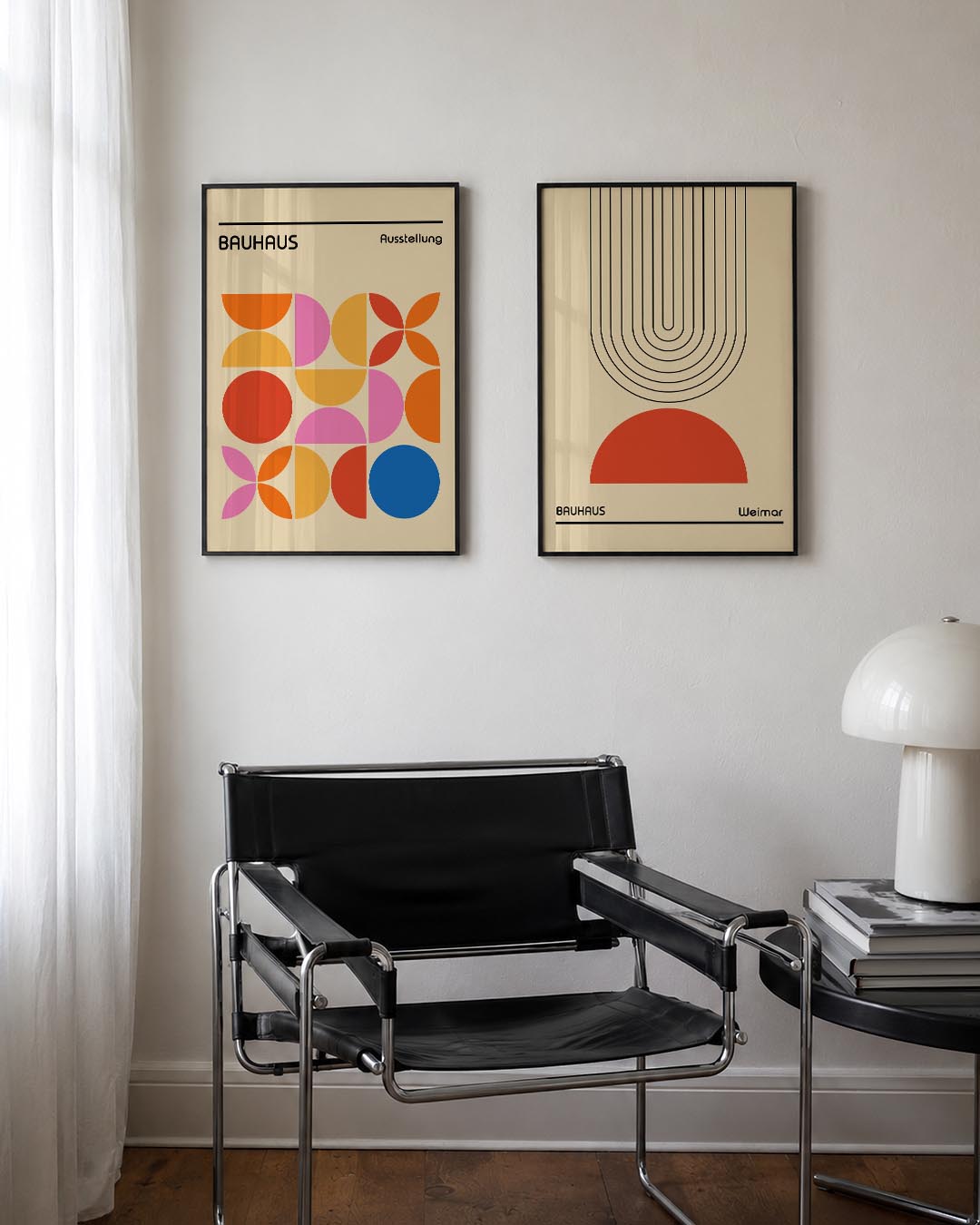 Vorm en kleurenspel Posterset