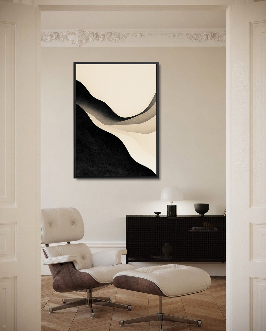 Golvende lijnen Kunstwerk