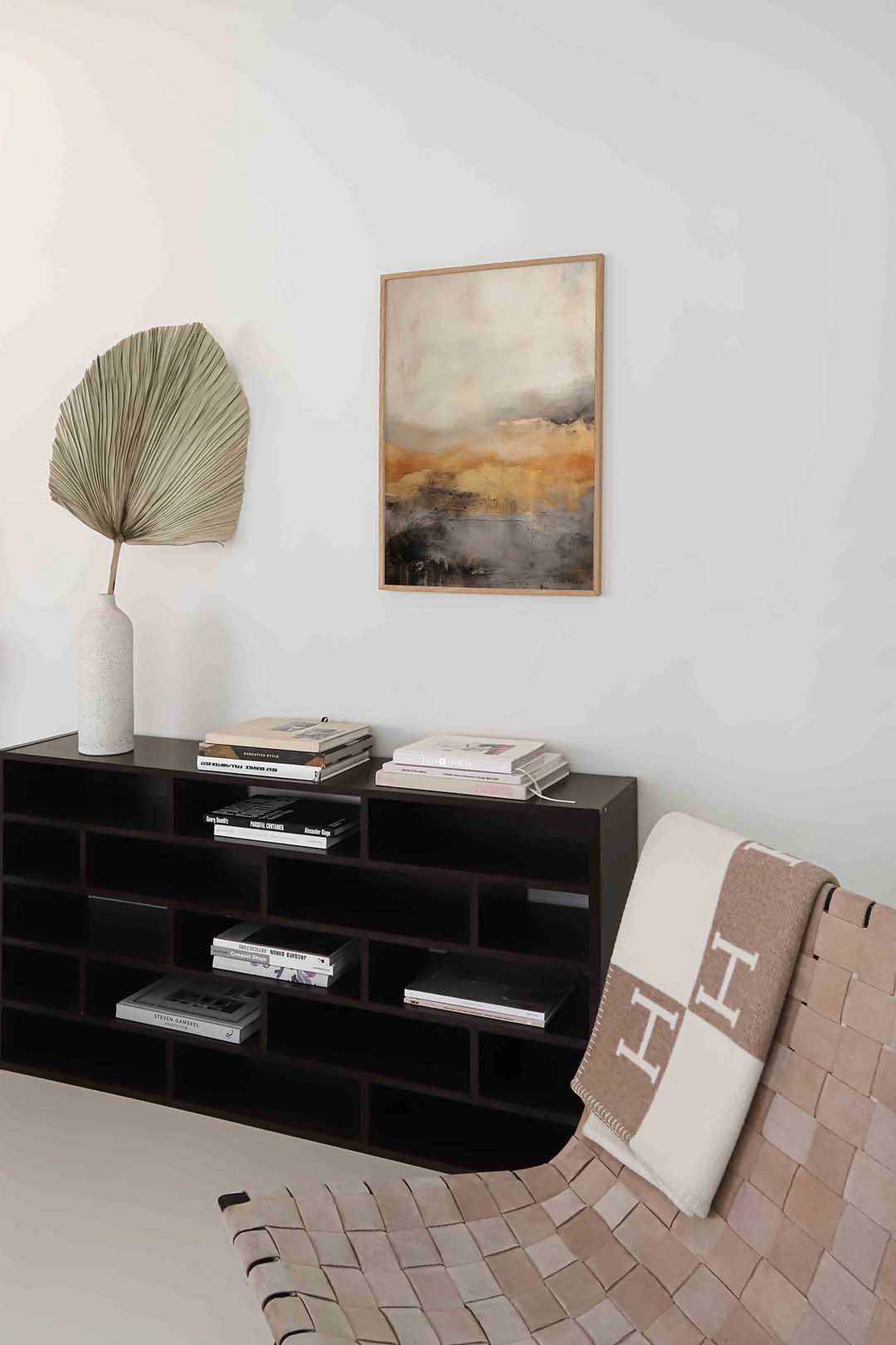Abstracte landschap Poster