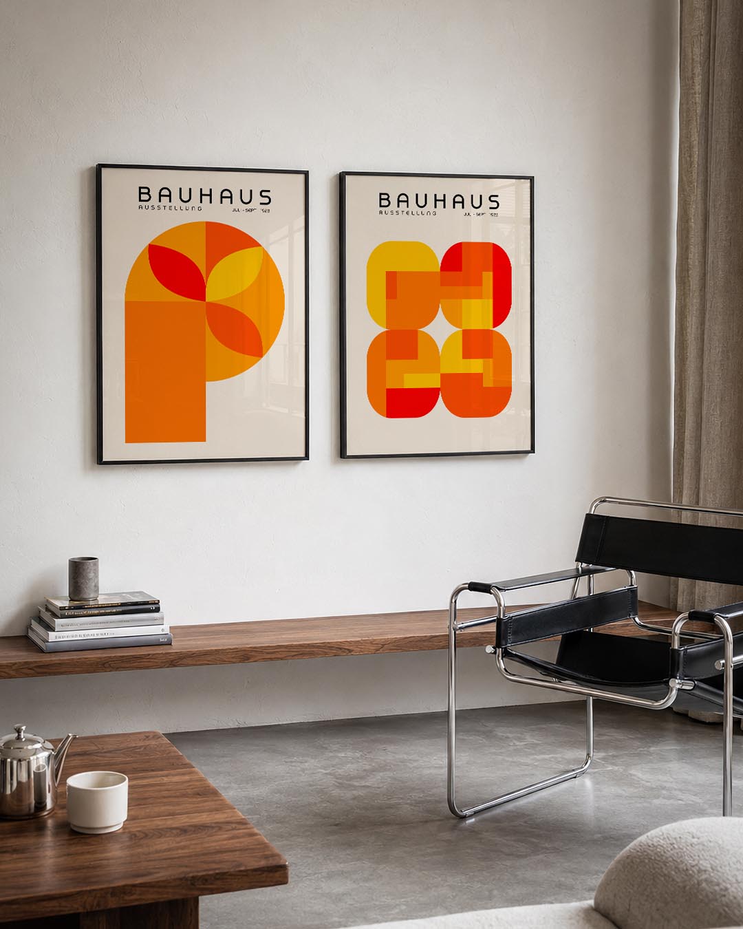 Vorm en kleurenspel Posterset