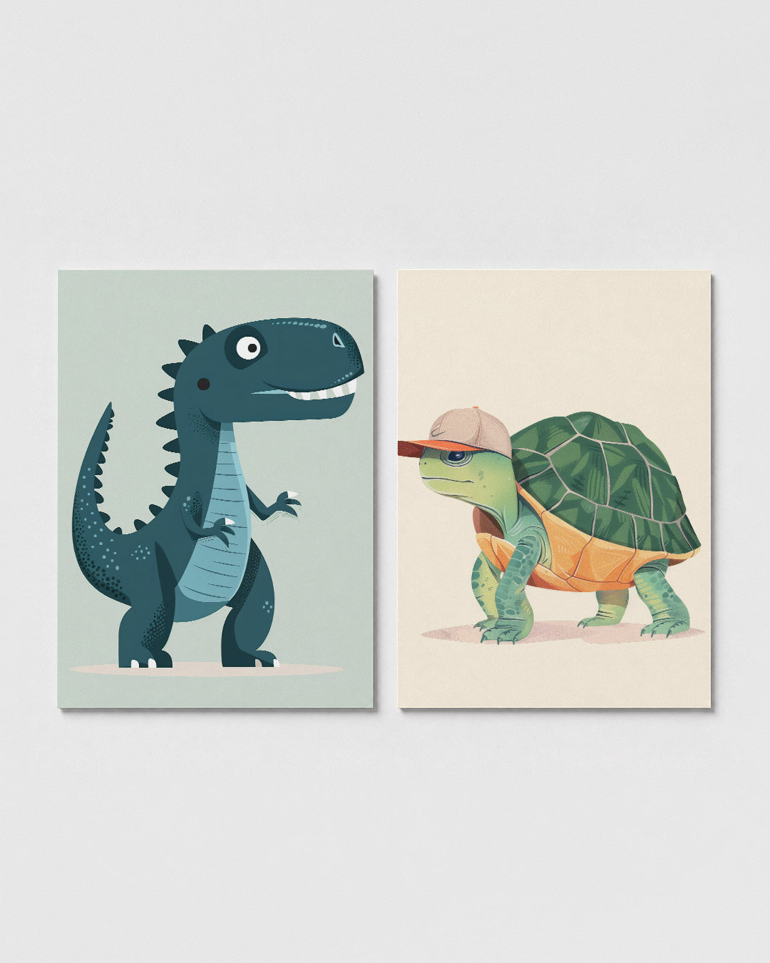 Speelse dino Posterset