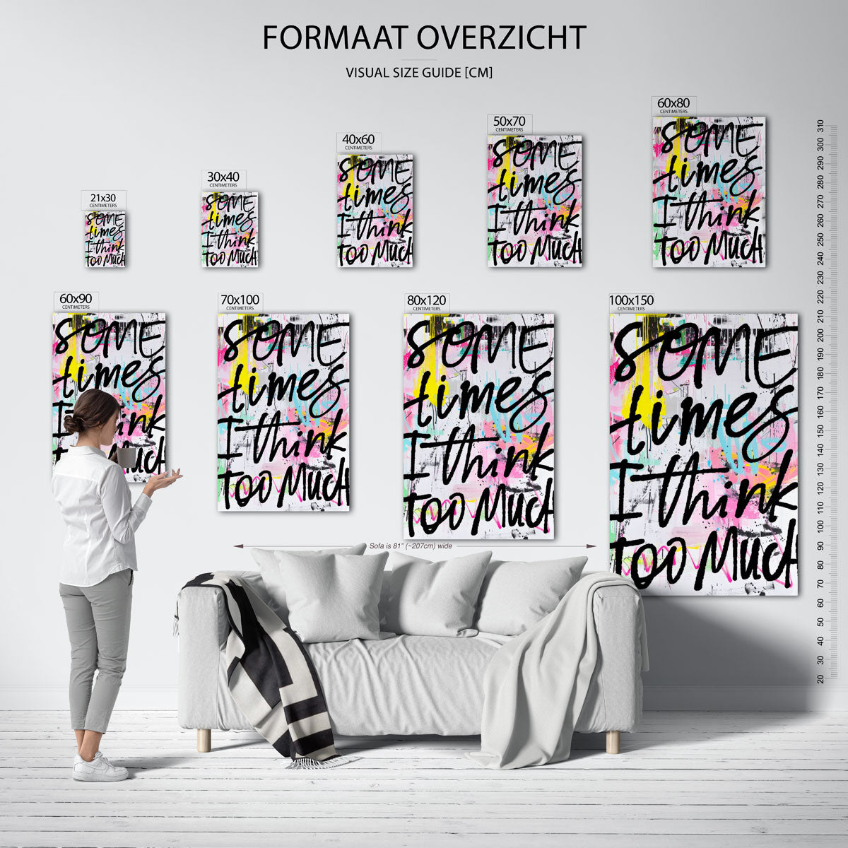 Soms denk ik te veel Poster
