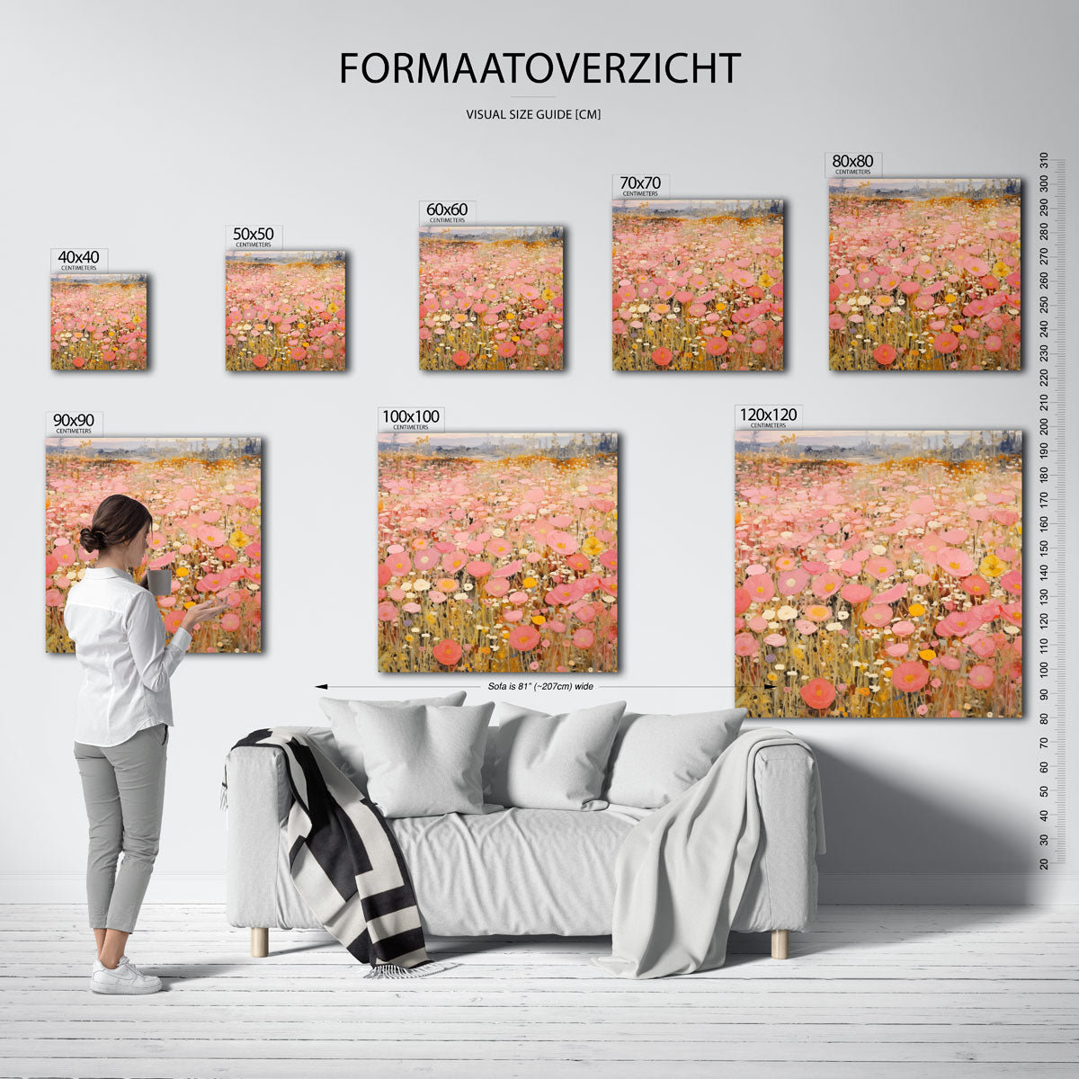 Bloemenveld Poster