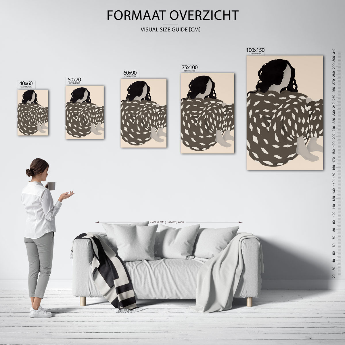 Gestileerde figuur Kunstwerk