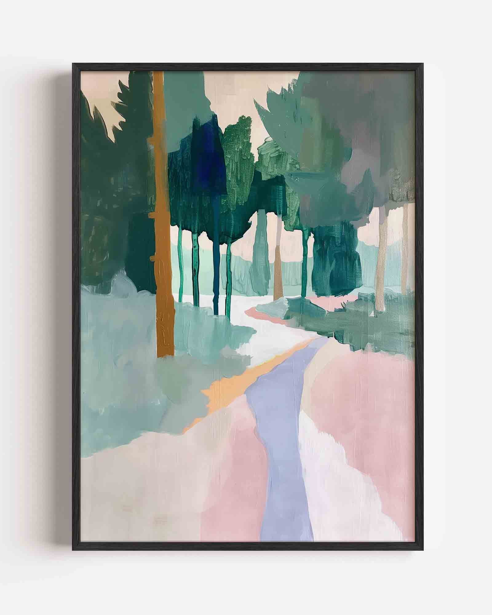 Boslandschap Poster