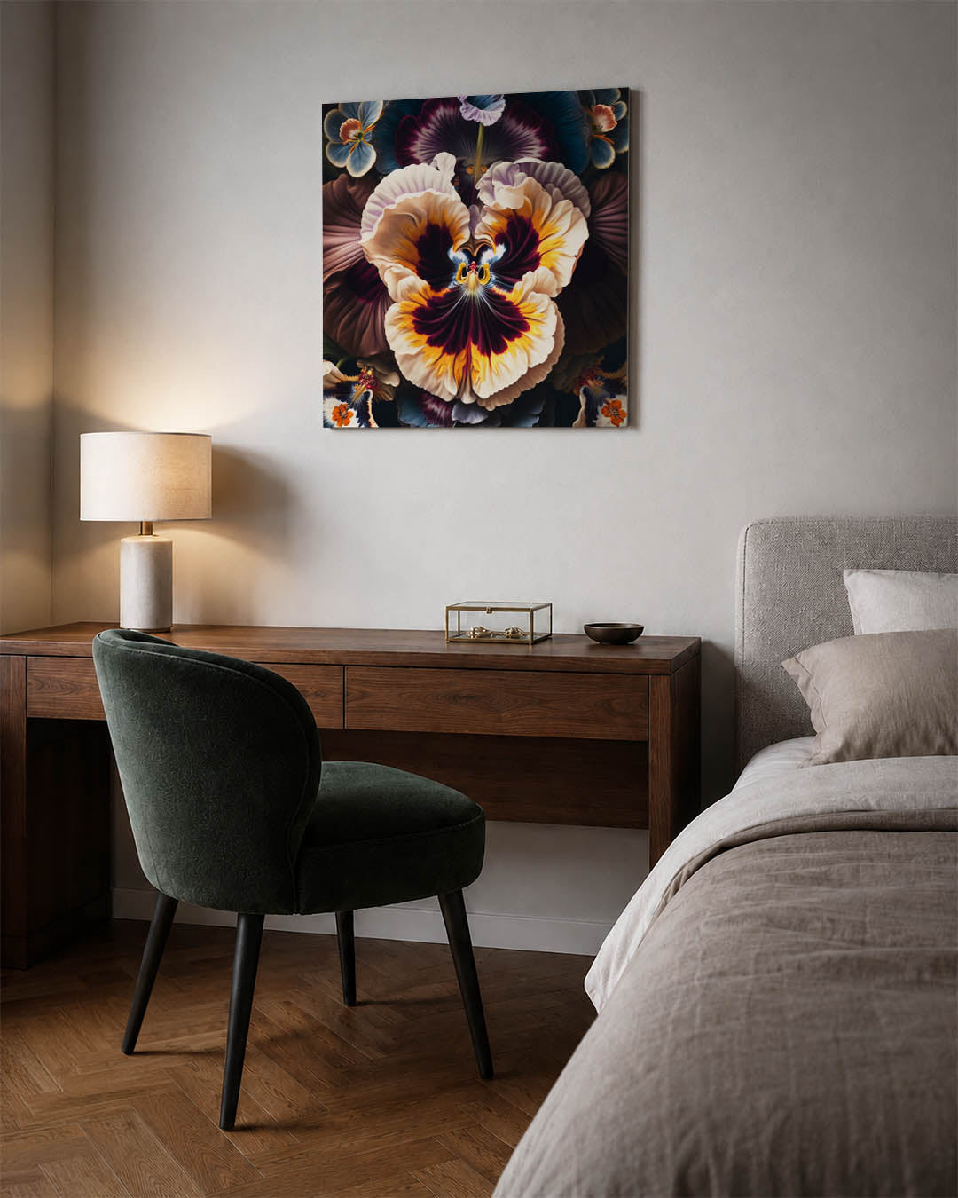 Bloemrijke harmonie Kunstwerk