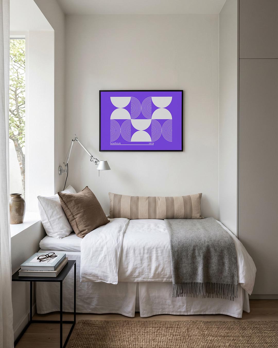 Cirkelvormen en lijnen Poster