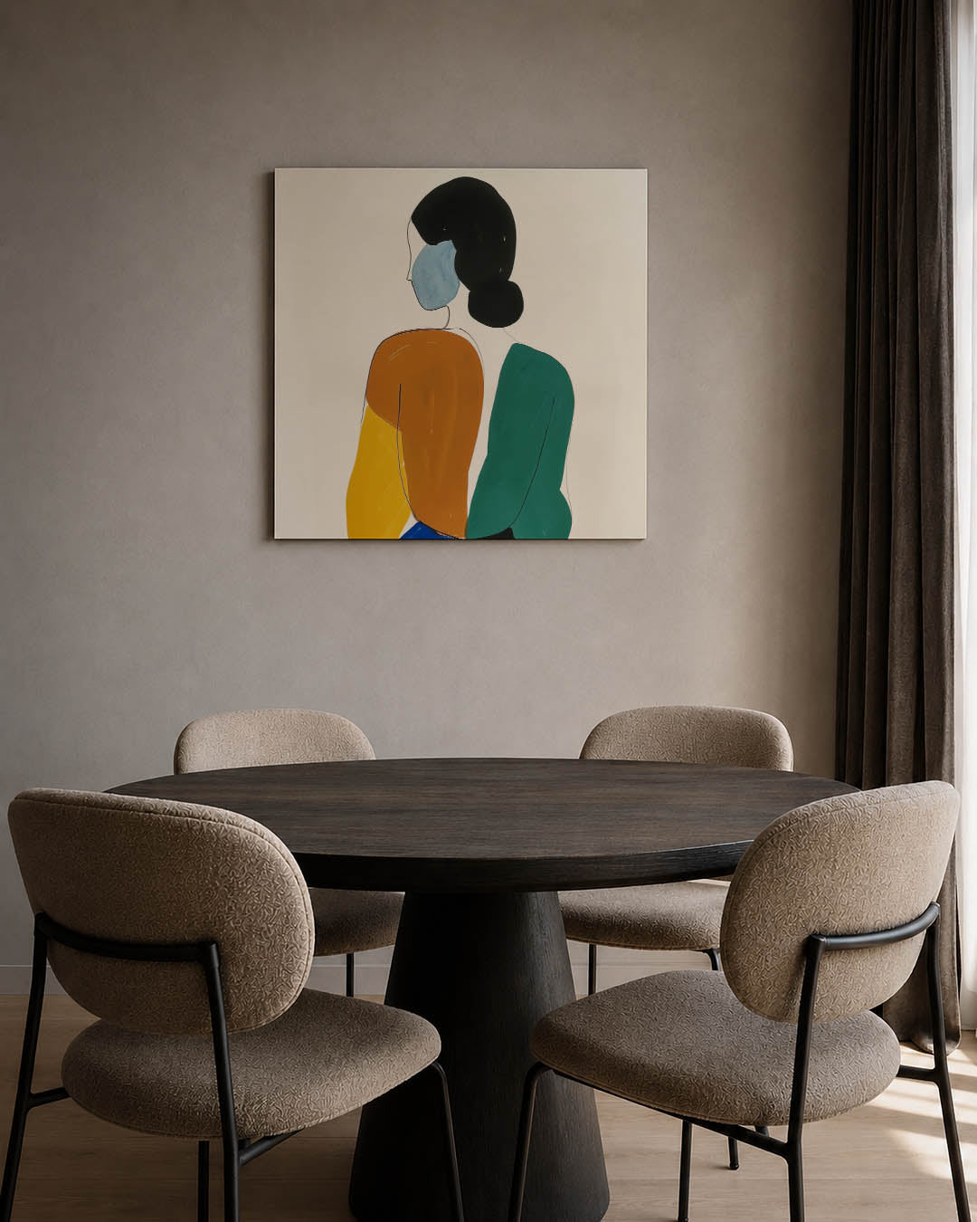 Gestileerde figuren Kunstwerk