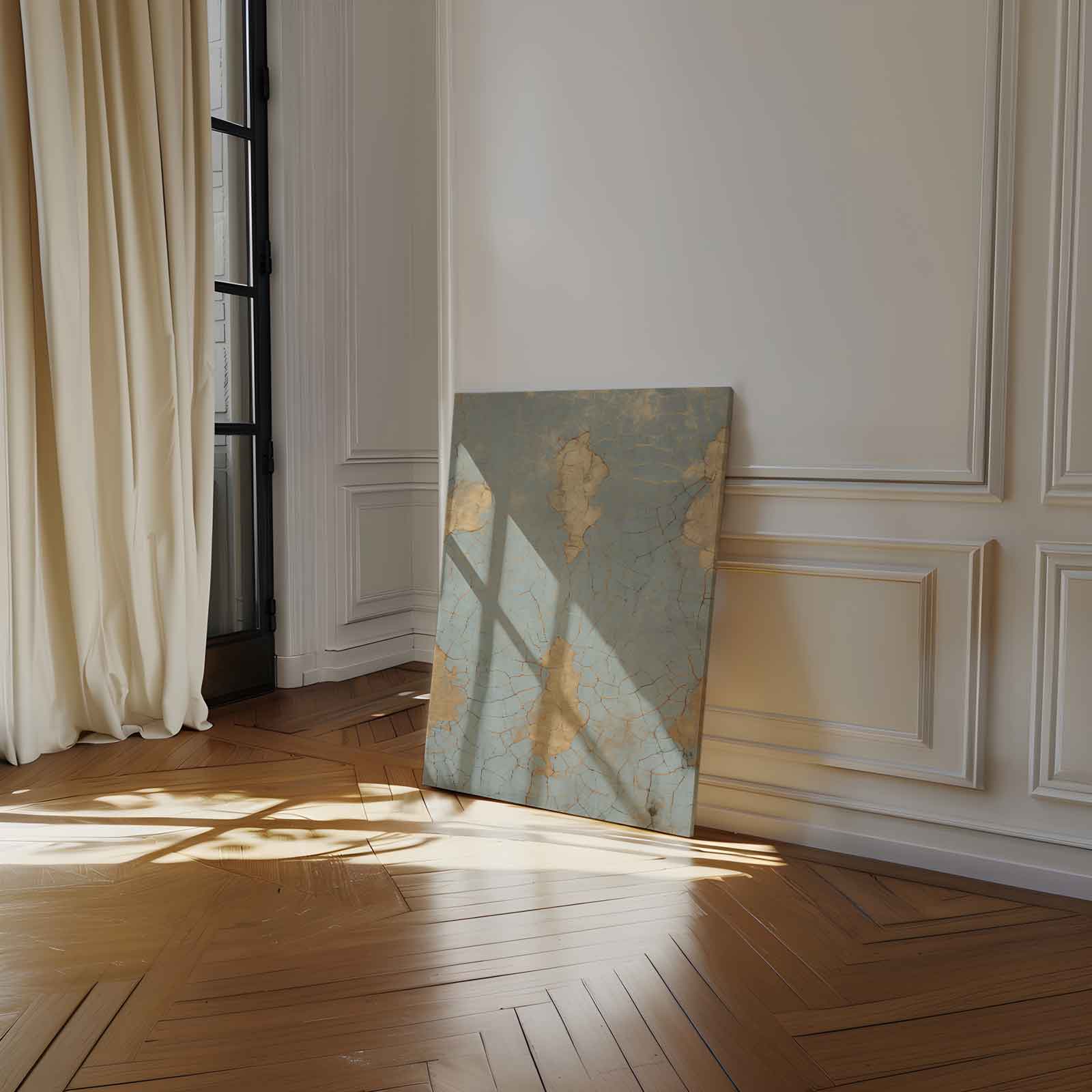 Goudentijd Verweerde Elegantie Kunstwerk-canvas-dibond-plexiglas-wanddecoratie-WallArtistic