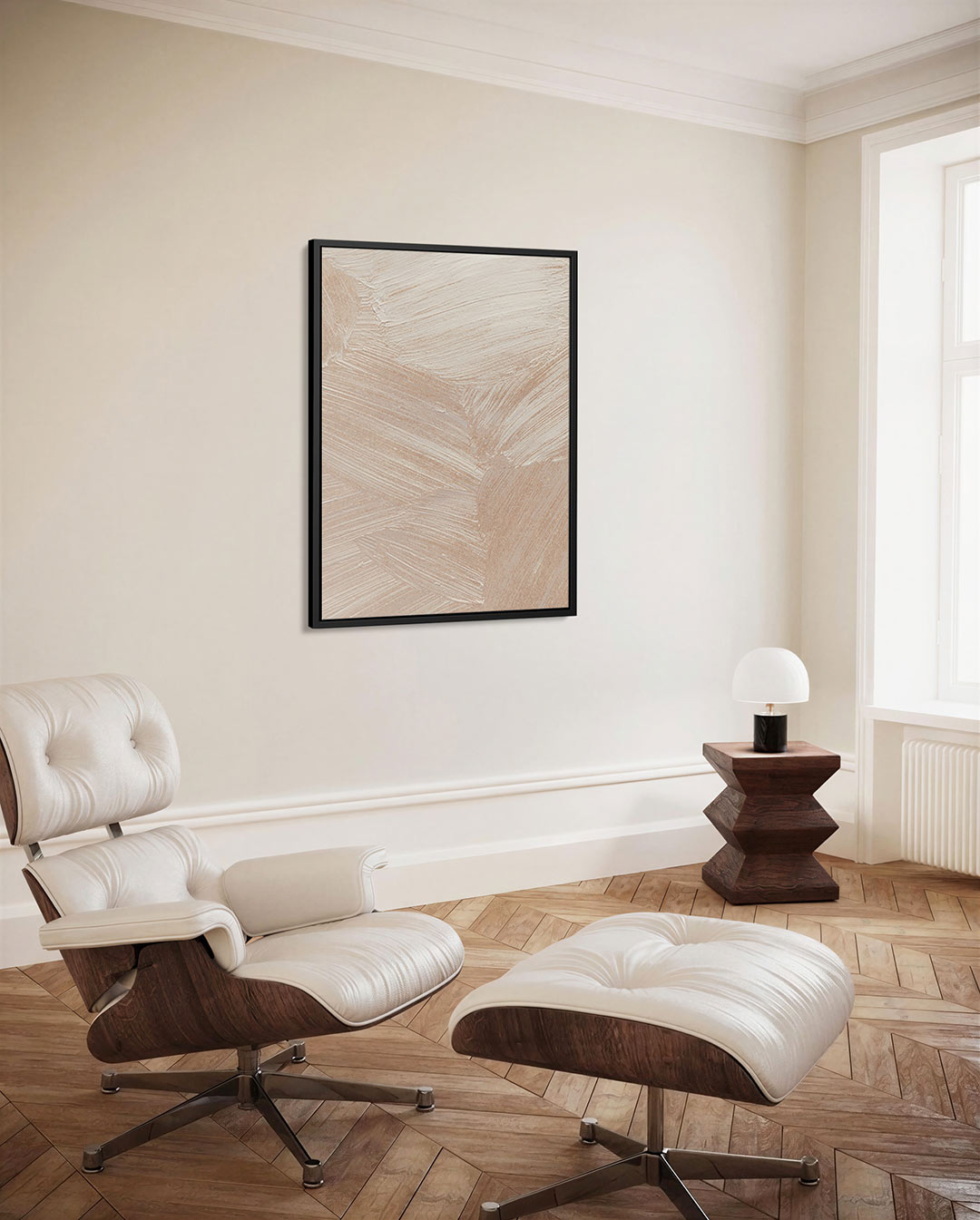 Zachte textuur compositie Kunstwerk