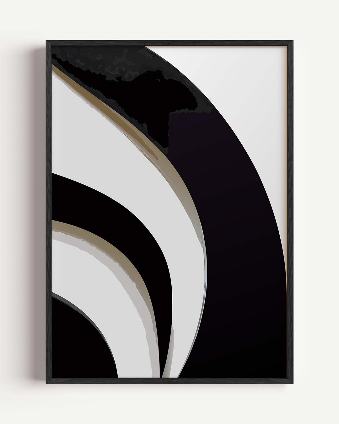 Stijlvolle Abstracte Boog Poster-WallArtistic