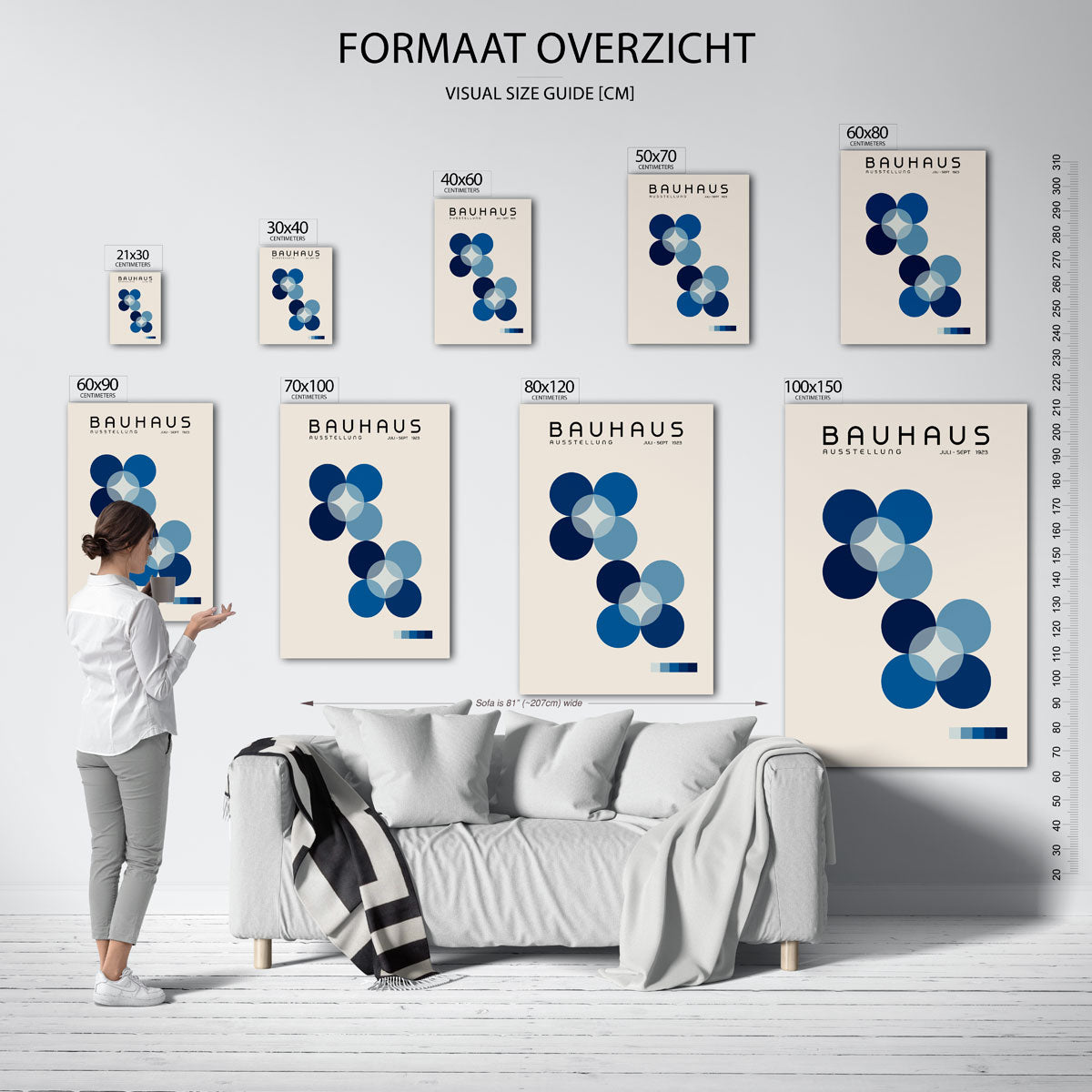 Vormen en vlakkenspel Poster