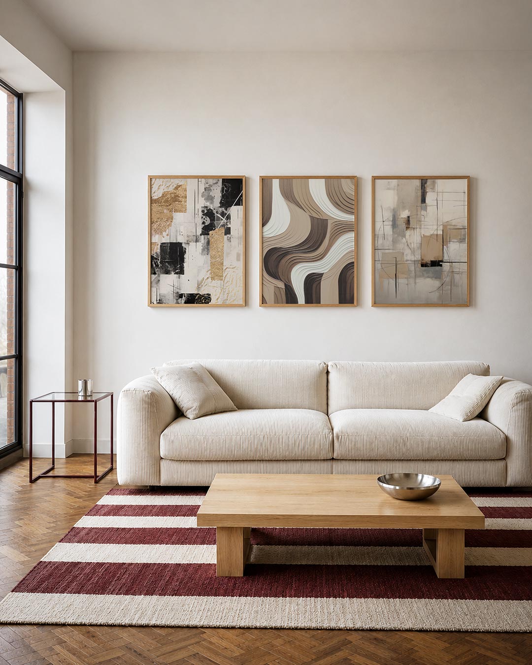 Goud en zwart ritme Posterset
