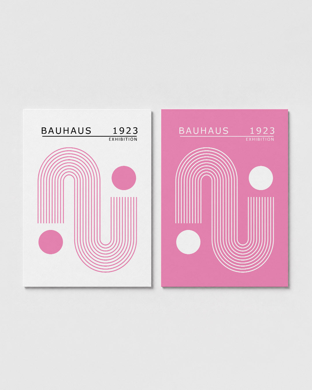 Lijnen en cirkel Posterset