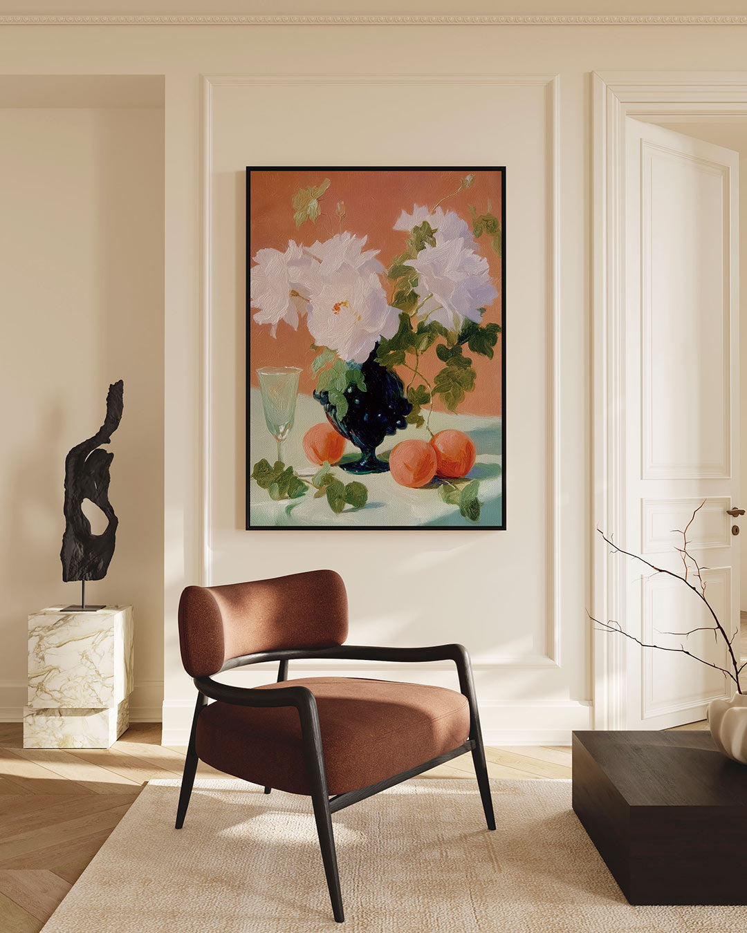 Bloemen en vruchten Kunstwerk