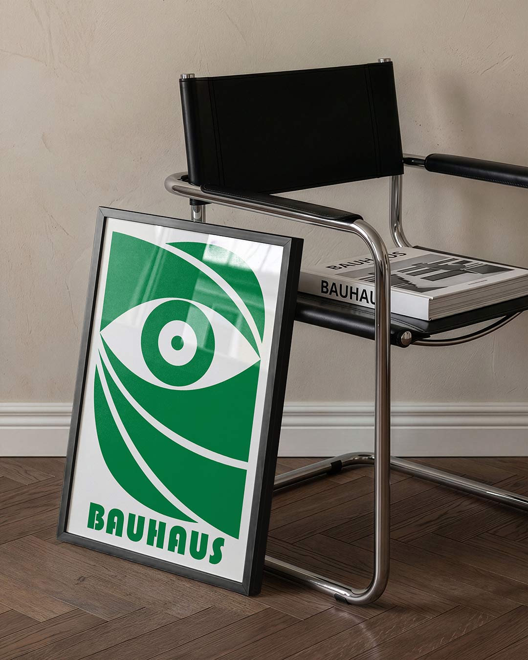 Oogvorm en lijnen Poster
