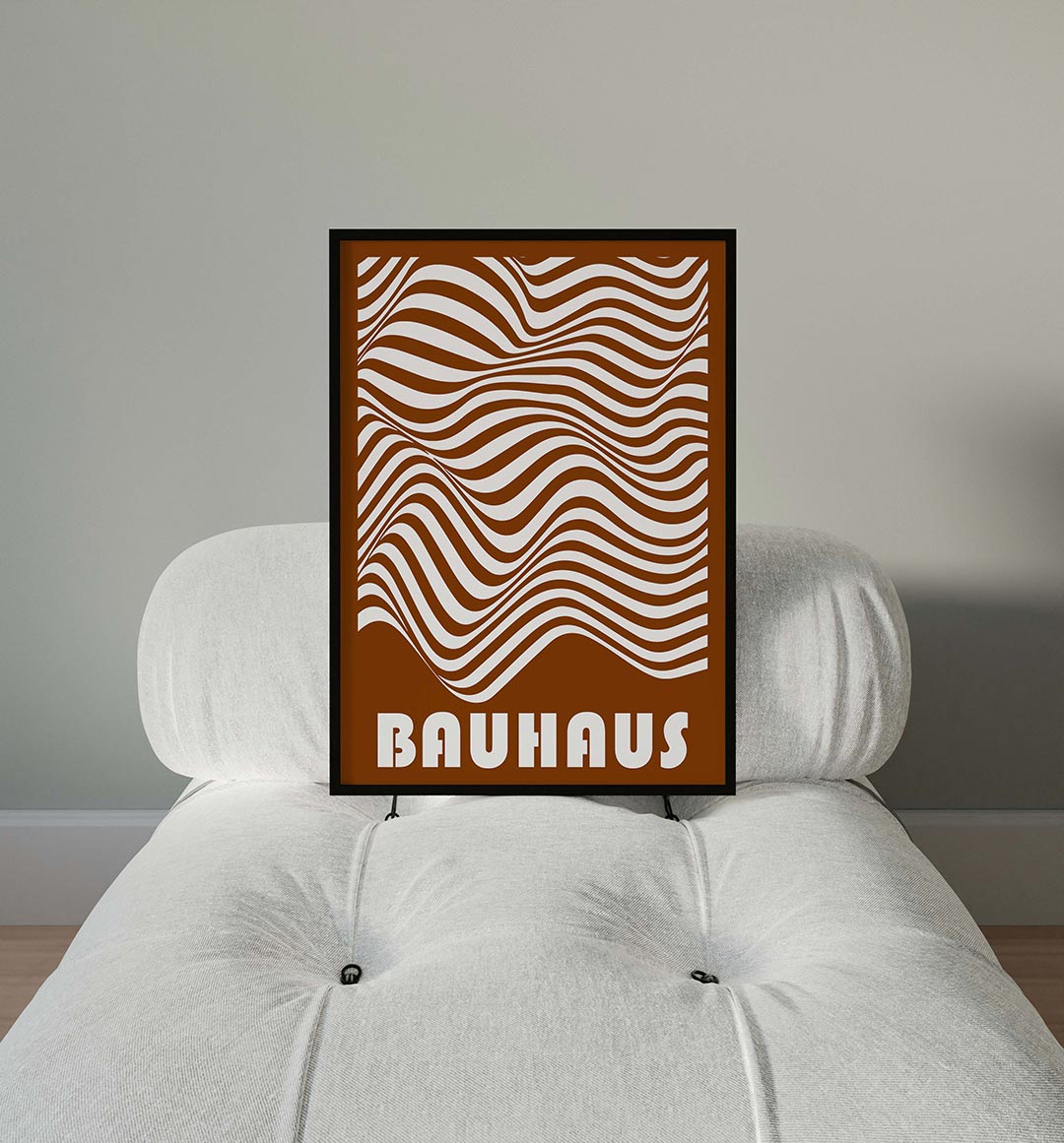 Golvend lijnenspel Poster