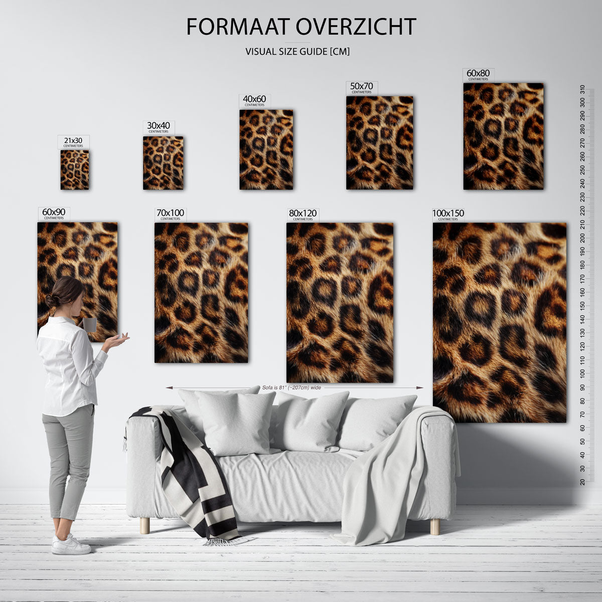 Luipaardprint Poster