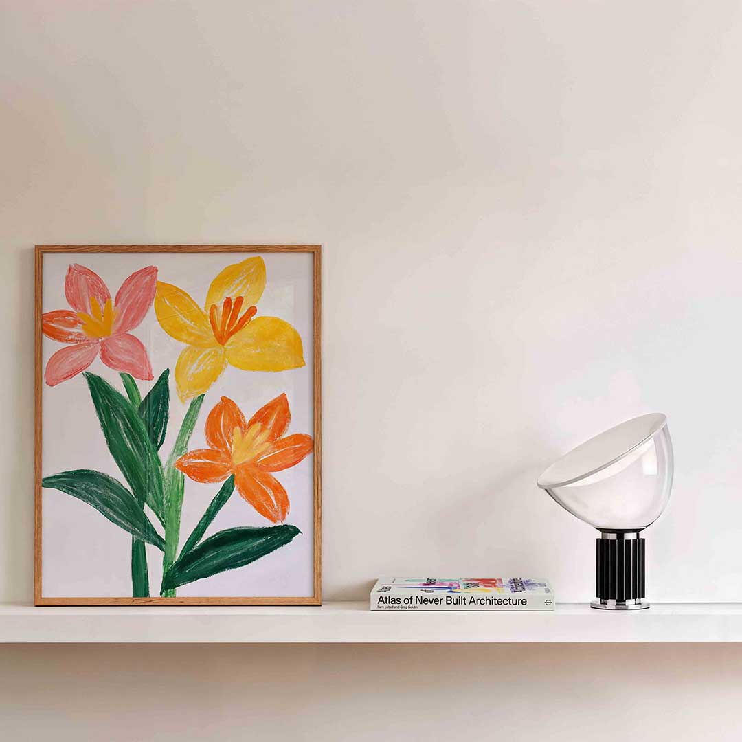 Bloemen in felle kleuren Poster