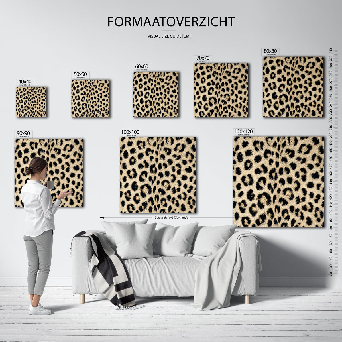Luipaardprint Poster