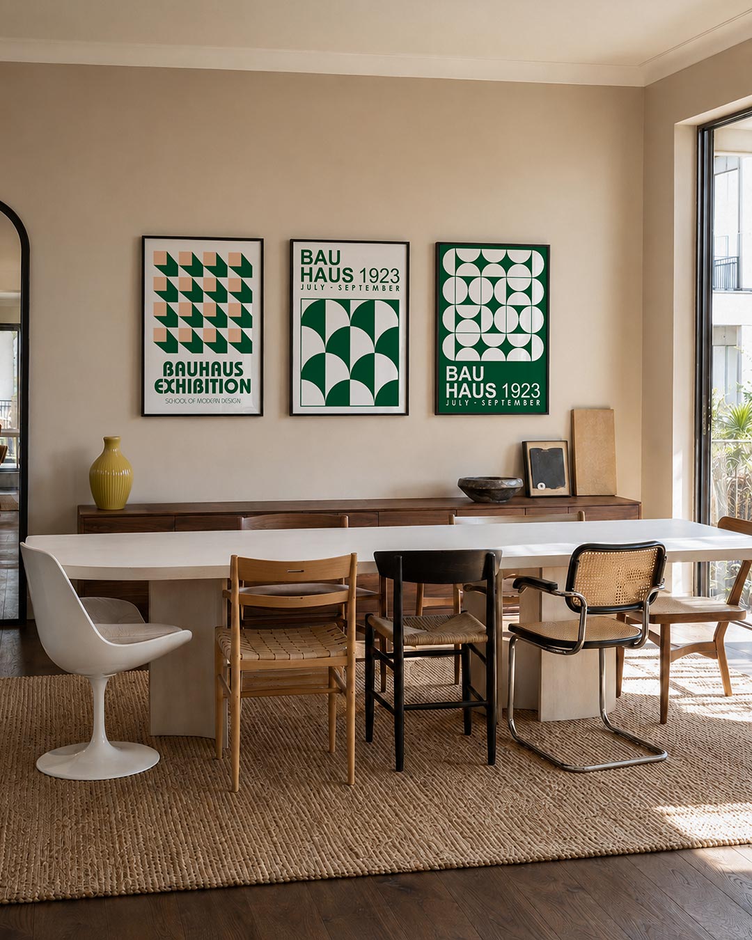 Vorm en schaduw Posterset